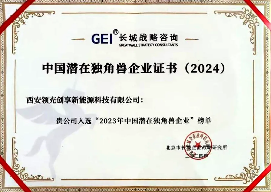 公司已投項目領(lǐng)充創(chuàng)享成功入選“2023年中國潛在獨角獸企業(yè)”榜單